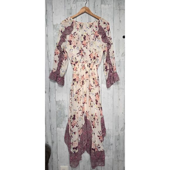 Misa LA Francoise Floral Ruffle Fairy Dress Sz. L New w Flaw - Picture 7 of 13